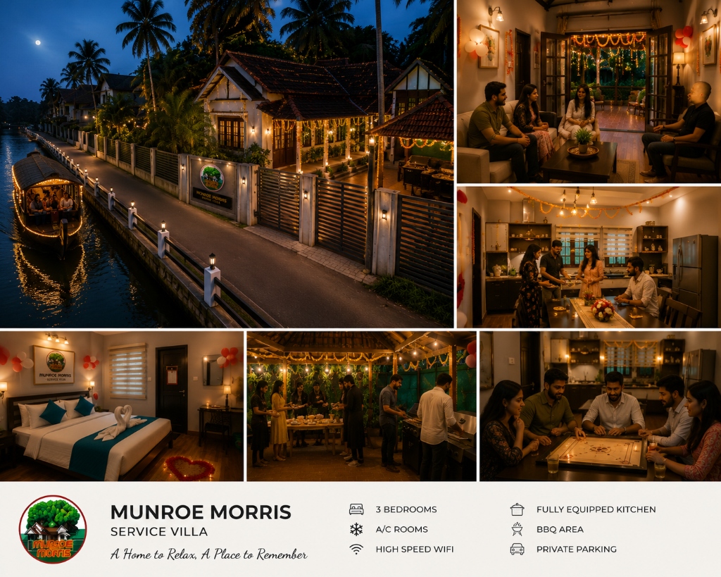 Munroe Morris Service Villa Kerala